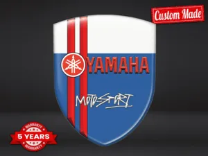 Yamaha Etiqueta Impermeable Profesional Resistente Minimalista